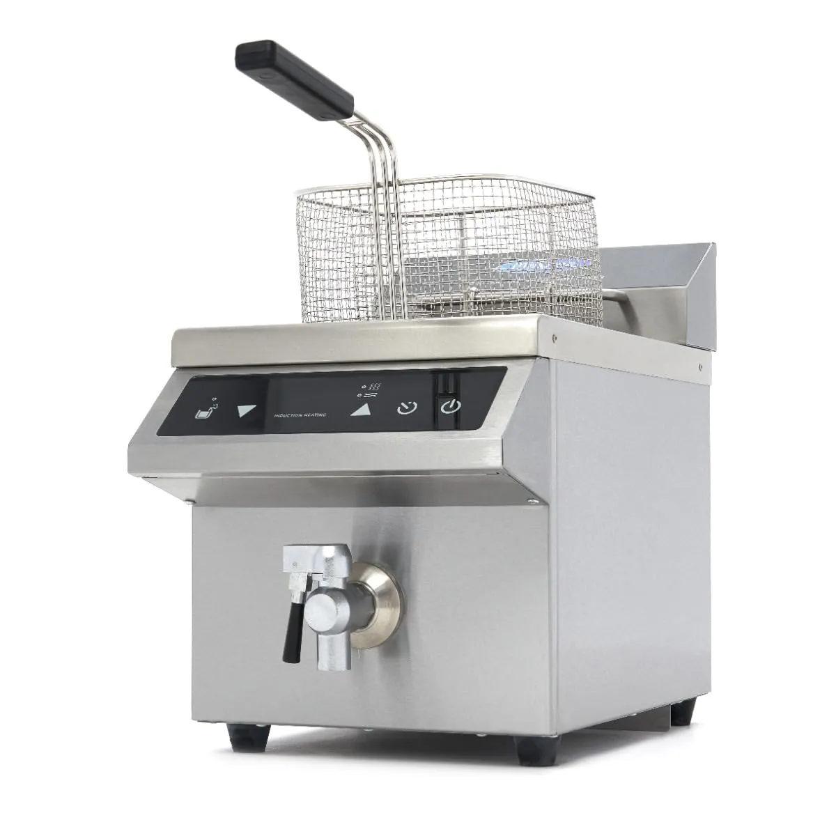 Pizza Maxima friggitrice induzione 8L 1 cestello scarico