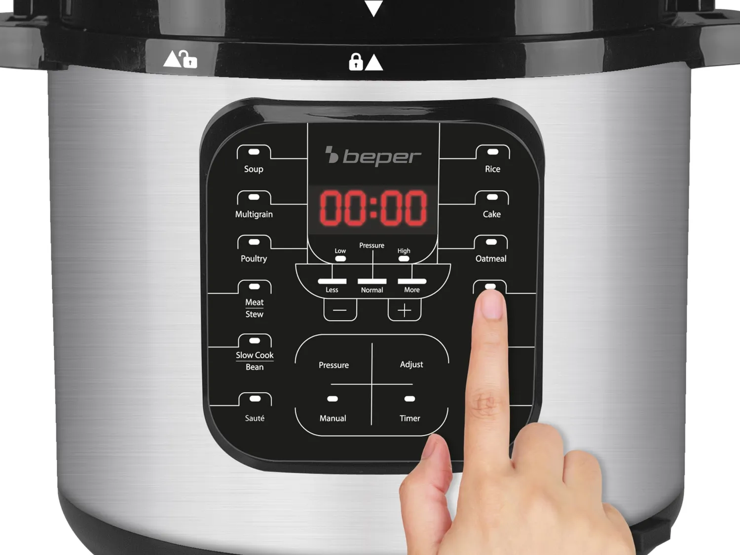 Beper P101COS001 Multicooker Pentola Pressione 6 L 15 Programmi