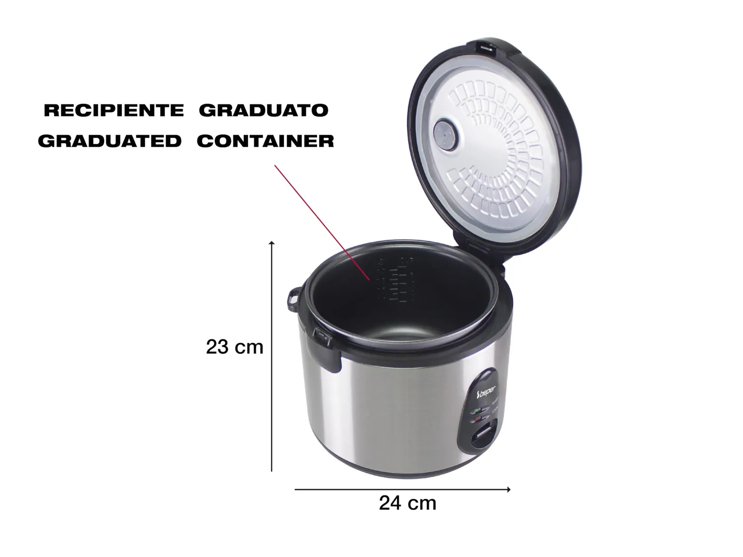 Beper Vaporè P101VAP002 cuociriso elettrico 625 g