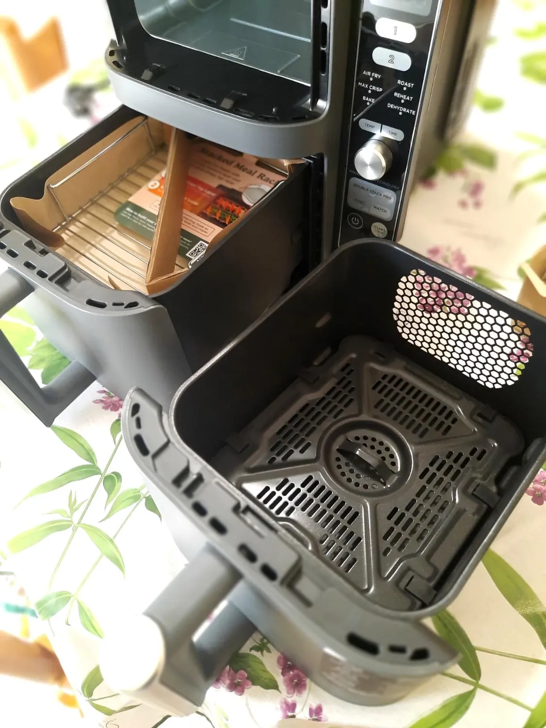 Ninja Double Stack Friggitrice Aria 7,6L Nera 6 Funzioni