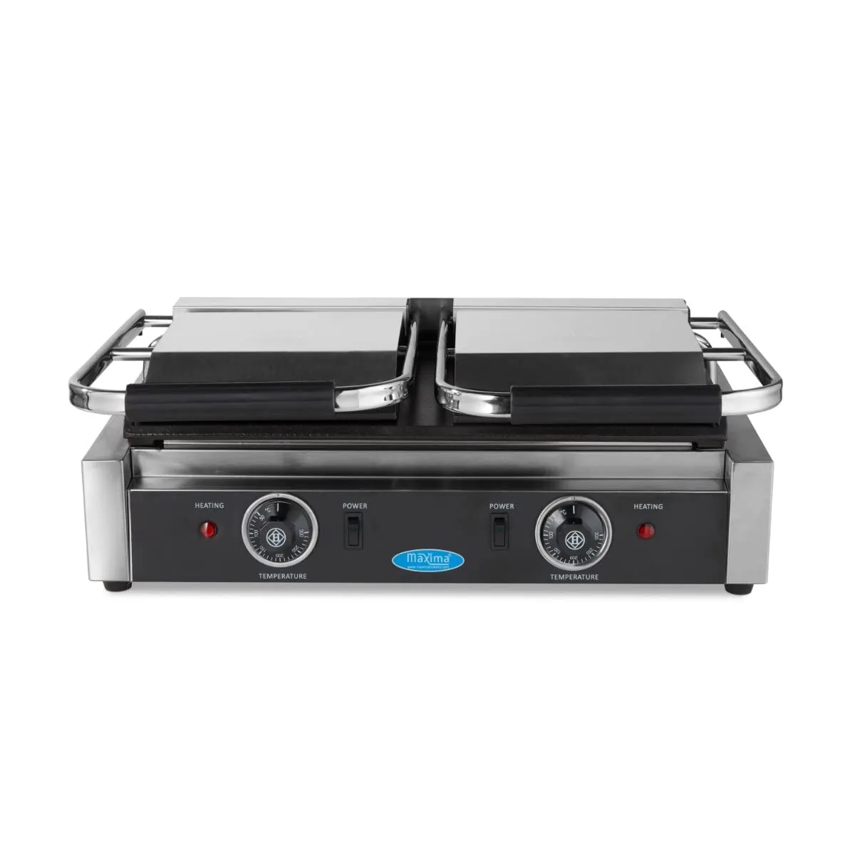 Pizza Maxima Gastro Griglia a Contatto Doppia Liscia 2x22 cm
