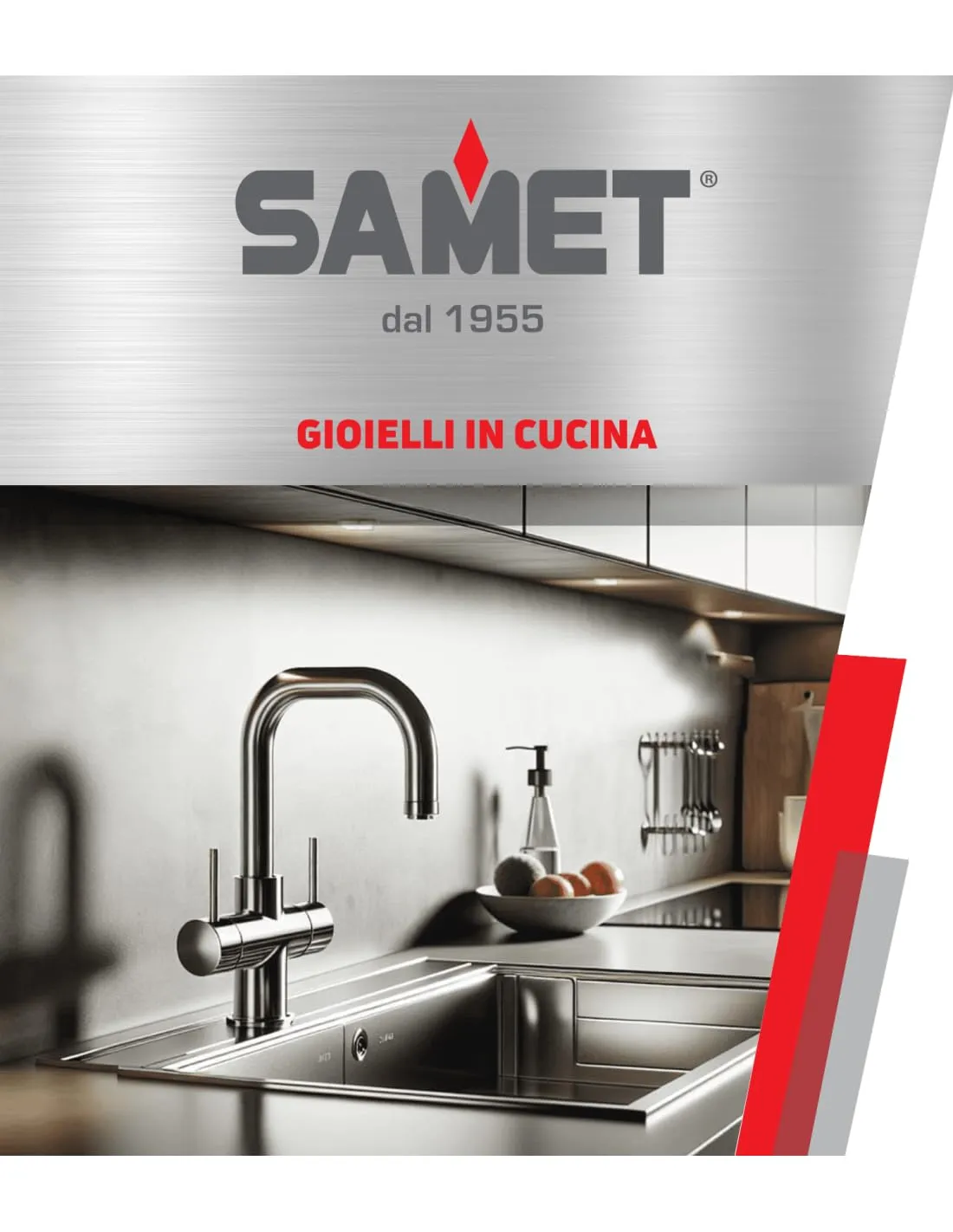 Samet Cappa Incasso Estraibile 60 cm Alluminio Led