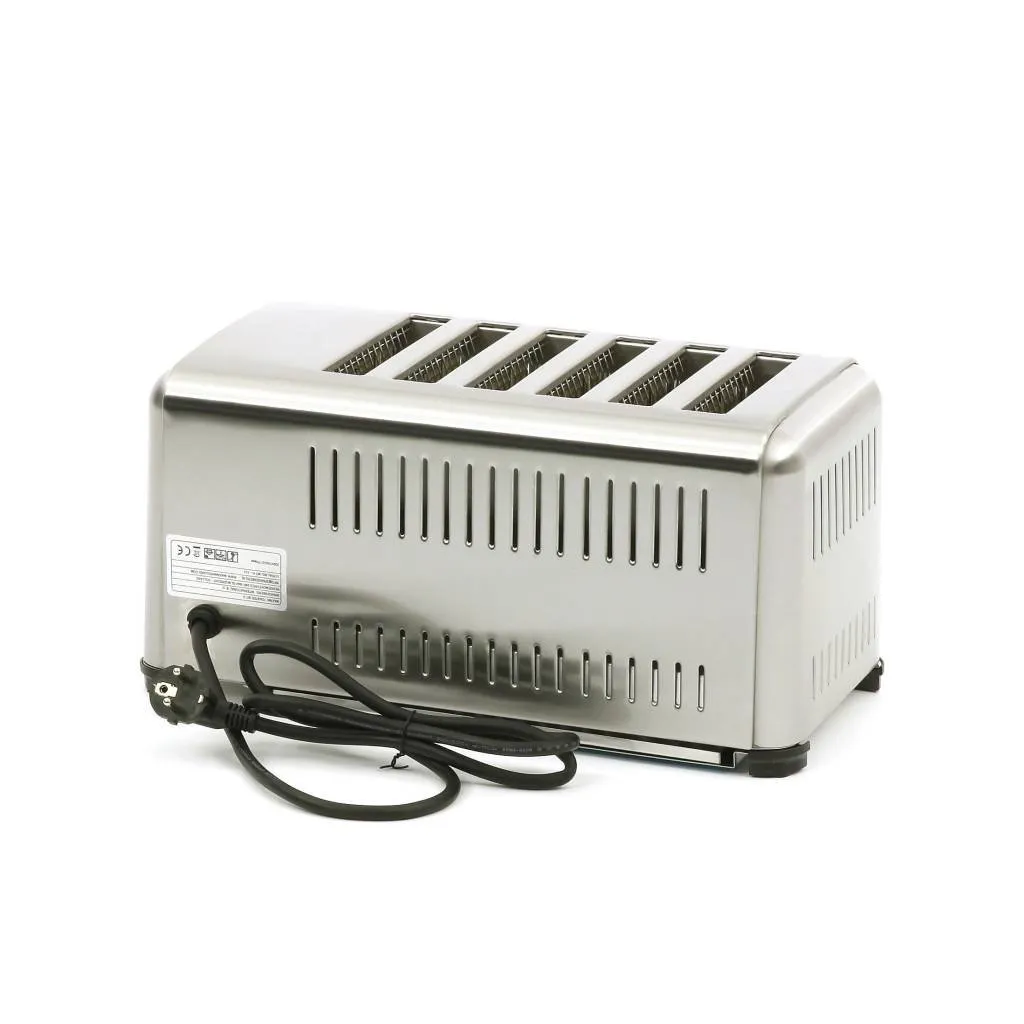 Maxima Gastro tostapane 6 fette professionale inox