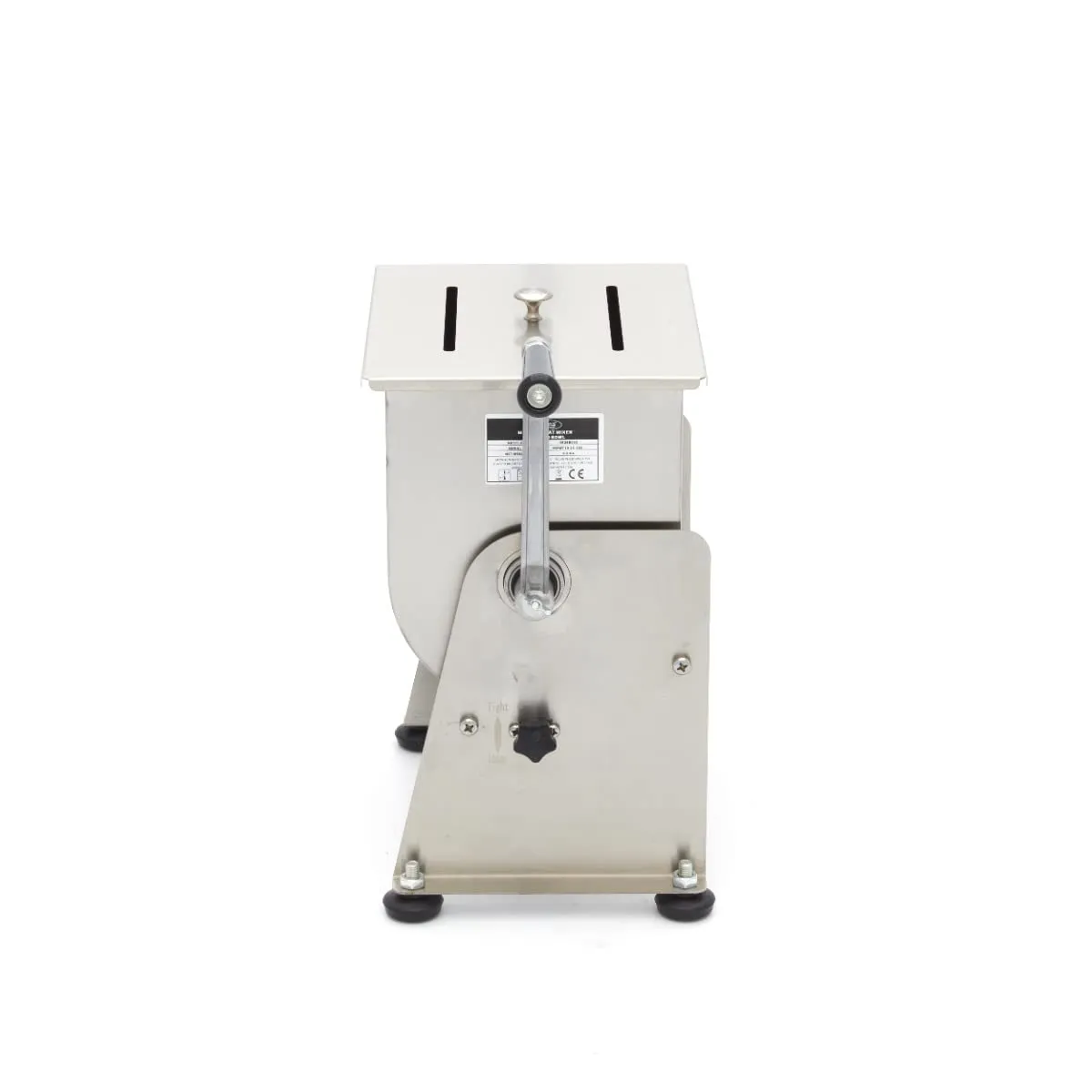 Pizza Maxima tritacarne manuale 10 L 7,5 kg ciotola inclinabile