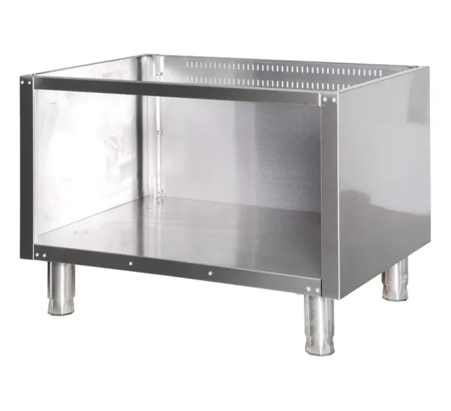 Pizza Maxima Heavy Duty mobile base doppio 80x70 inox