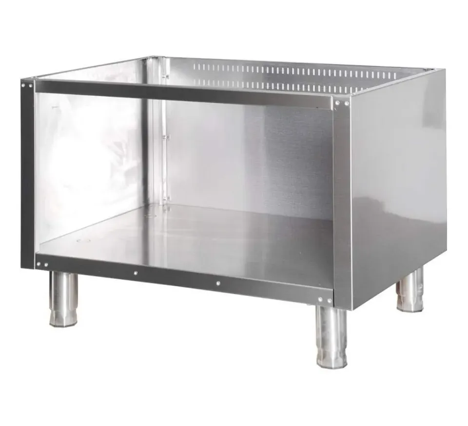 Pizza Maxima Heavy Duty mobile base doppio 80x70 inox