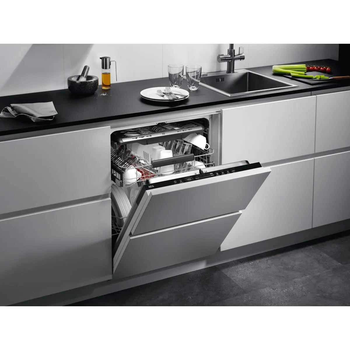 AEG Serie 7000 FSE74707P lavastoviglie incasso 15 coperti