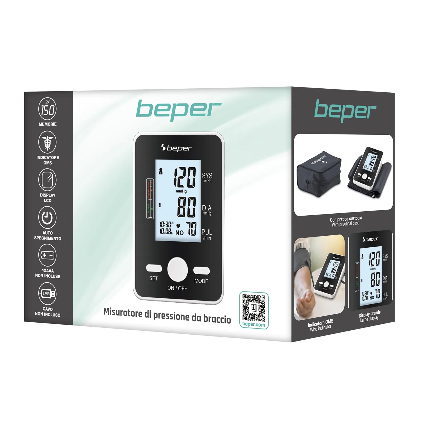 Beper P303MED100 misuratore pressione braccio digitale
