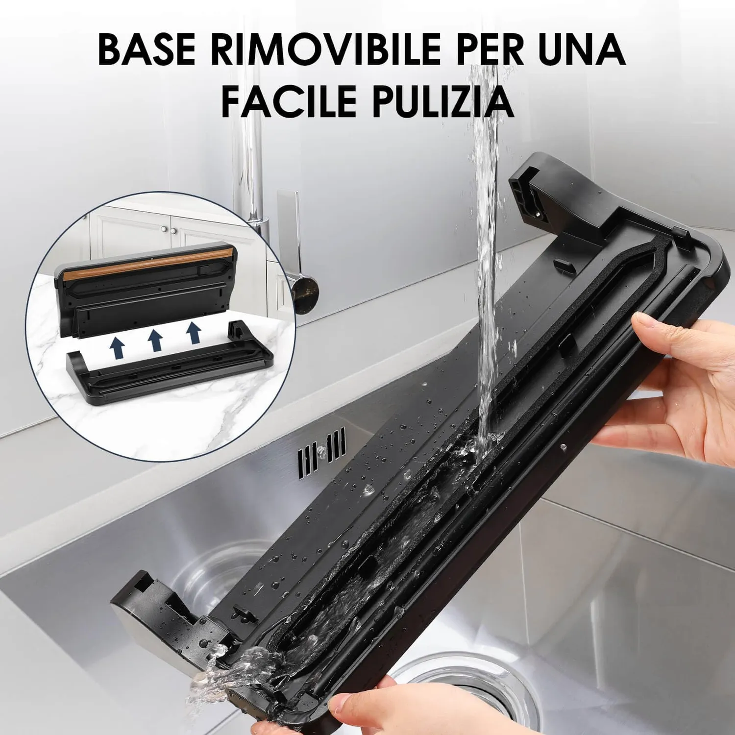 YASHE Macchina Sottovuoto Alimenti 5 in 1 Secco e Umido