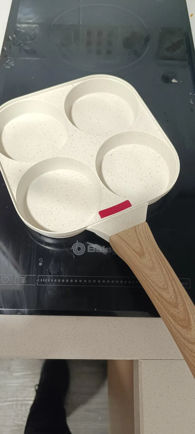 YASHE padella pancake 4 scomparti antiaderente