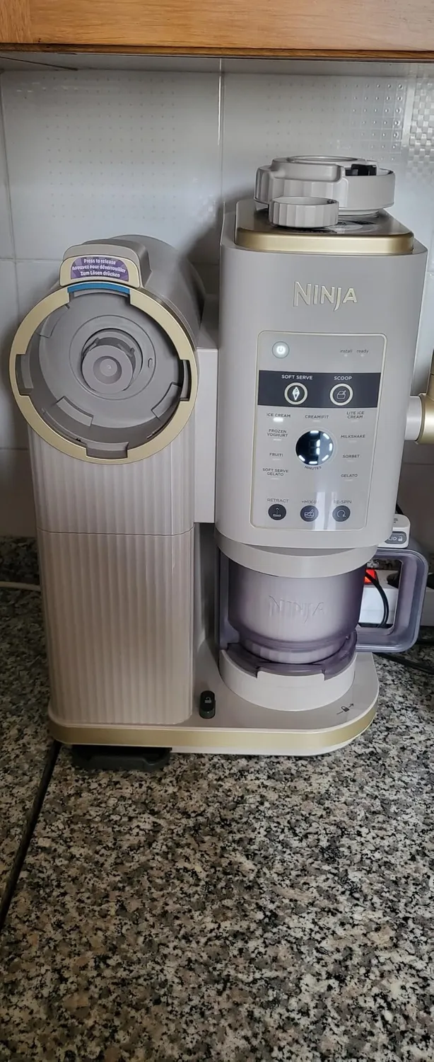 Ninja CREAMi Scoop & Swirl gelatiera 13 programmi argento