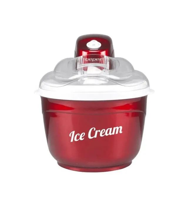Beper P102GEL001 Gelatiera Automatica 1,5 L Rossa Accumulo