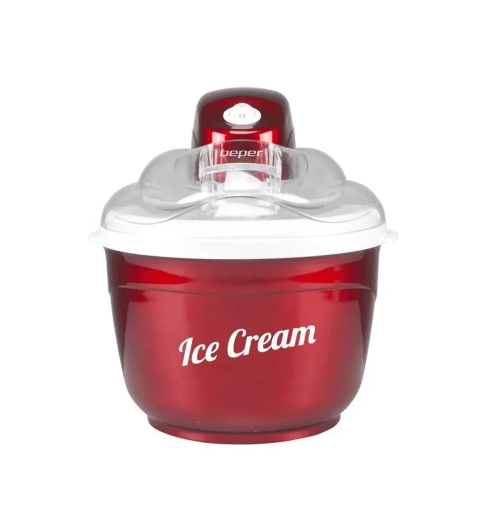 Beper P102GEL001 Gelatiera Automatica 1,5 L Rossa Accumulo