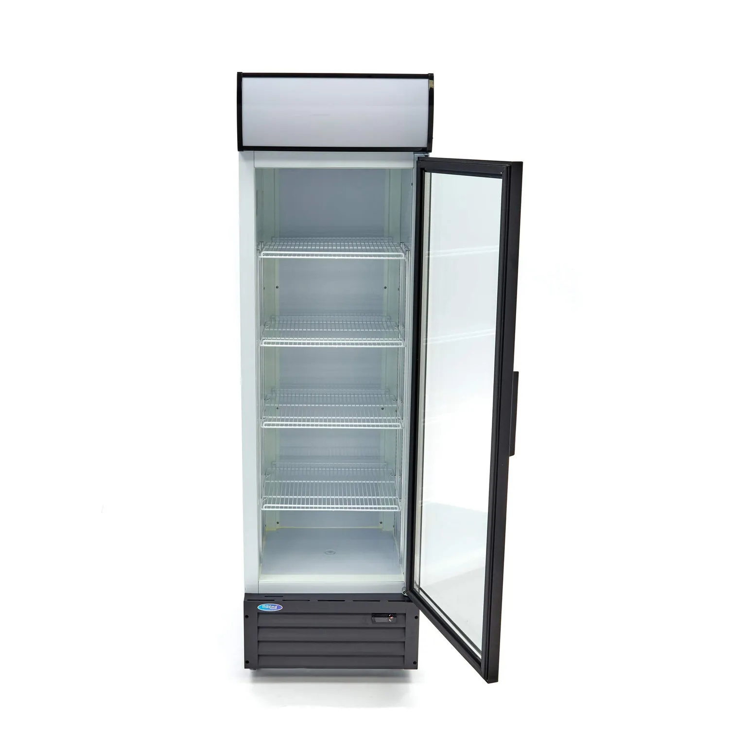 Maxima Frigorifero espositore 360 L porta vetro bianco