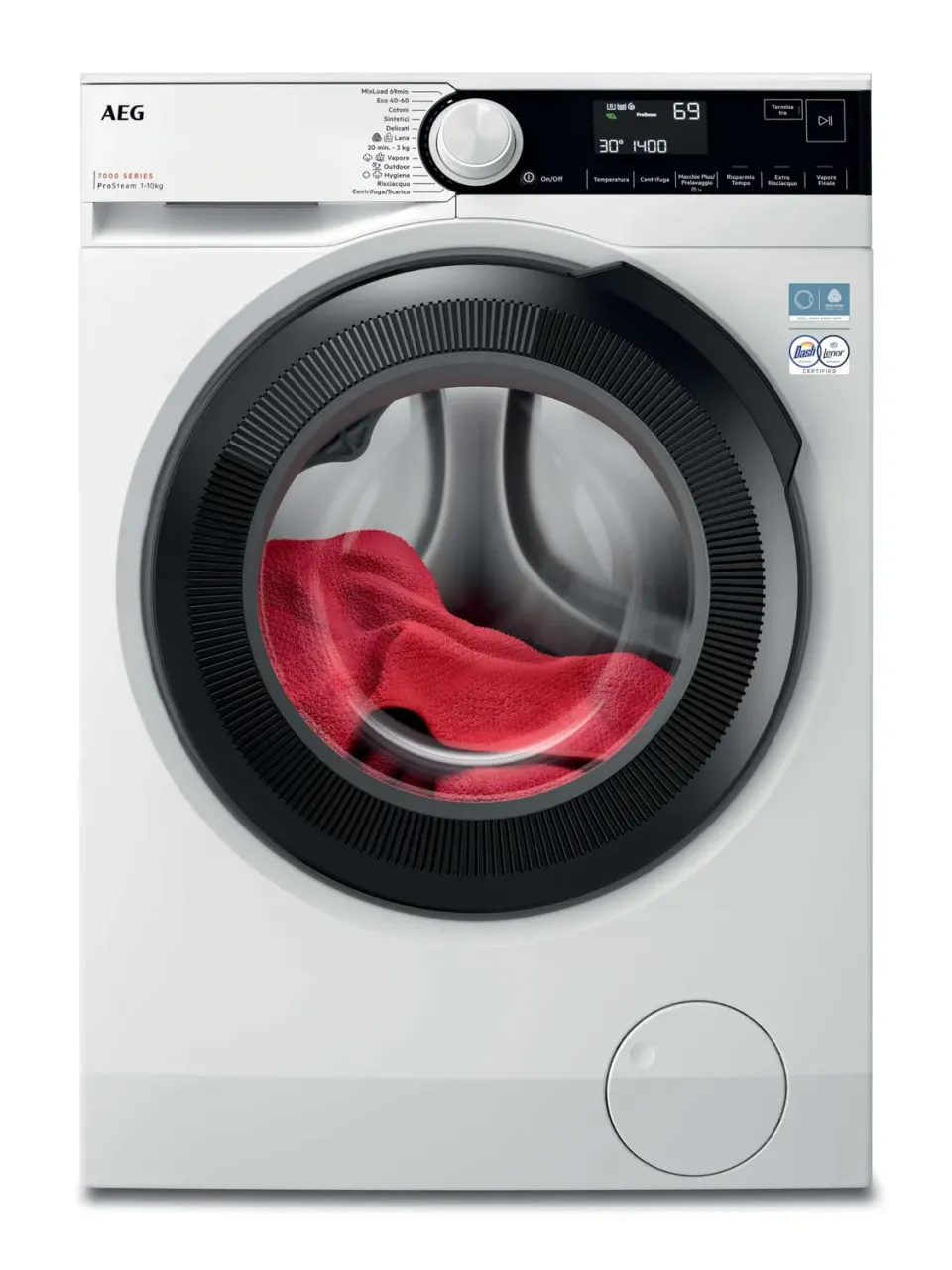 AEG Serie 7000 LR7FD104B Lavatrice 10 kg Classe A