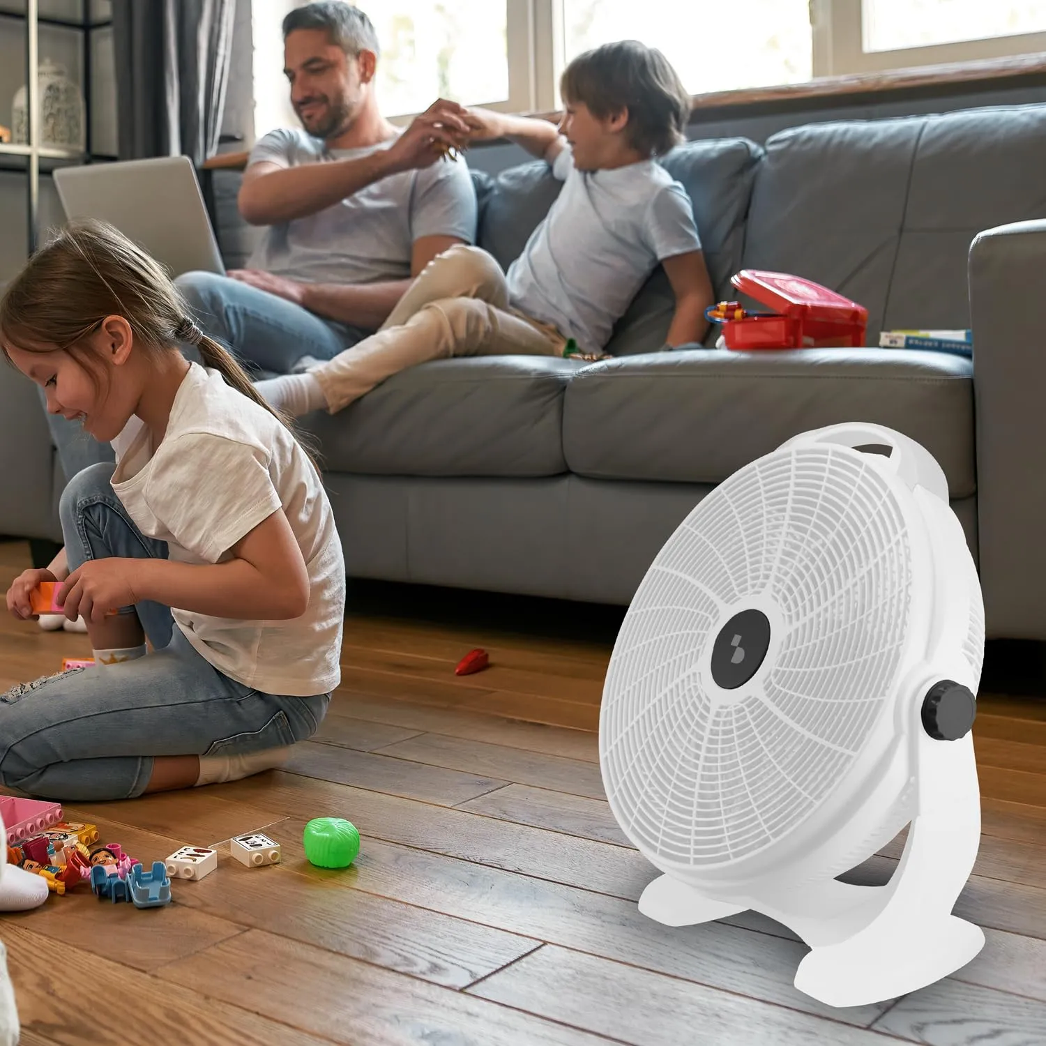 Beper P206VEN561 Ventilatore da Pavimento 360° 50 cm
