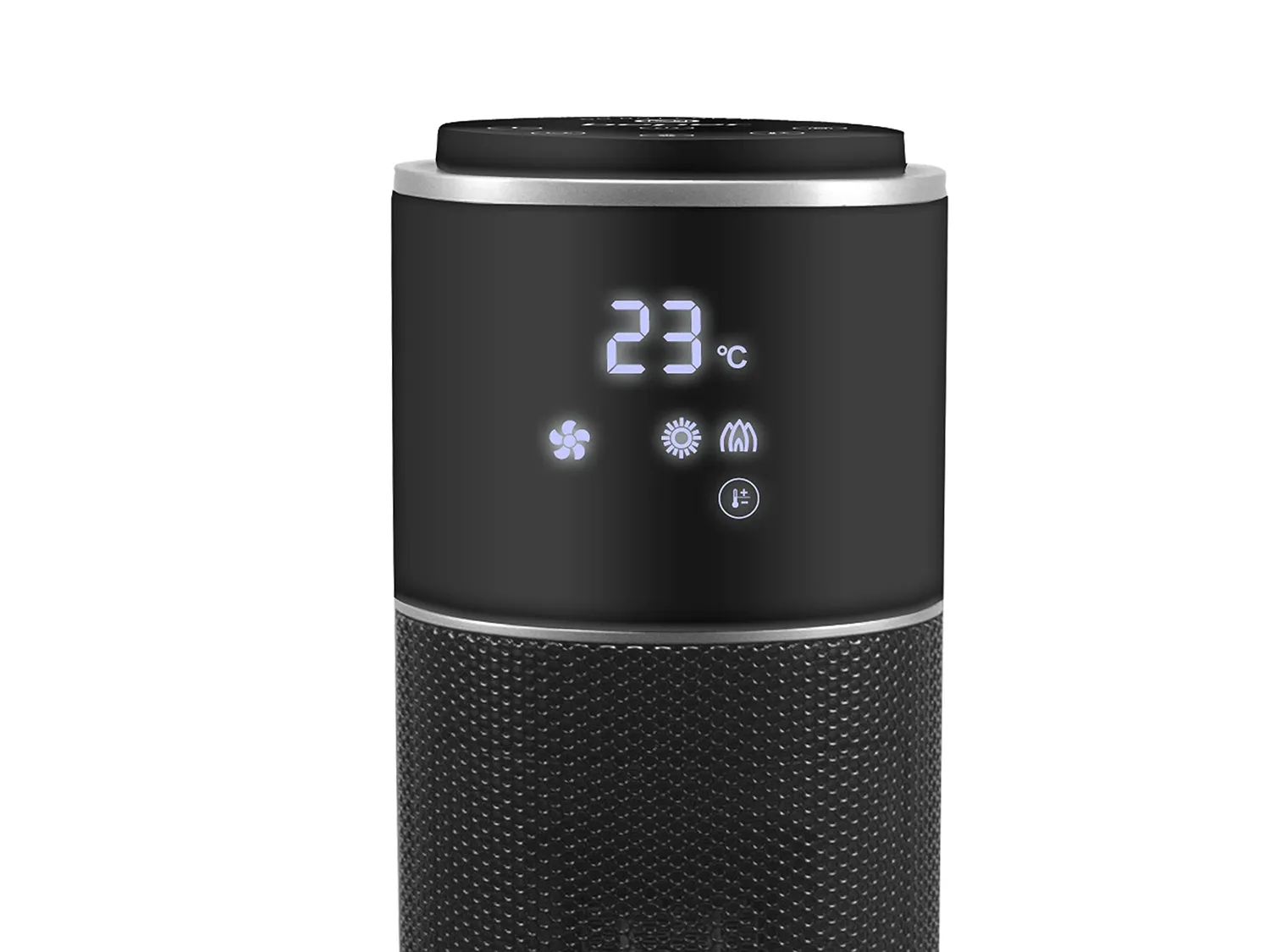 Beper P203TER001 termoventilatore colonna ceramico nero telecomando