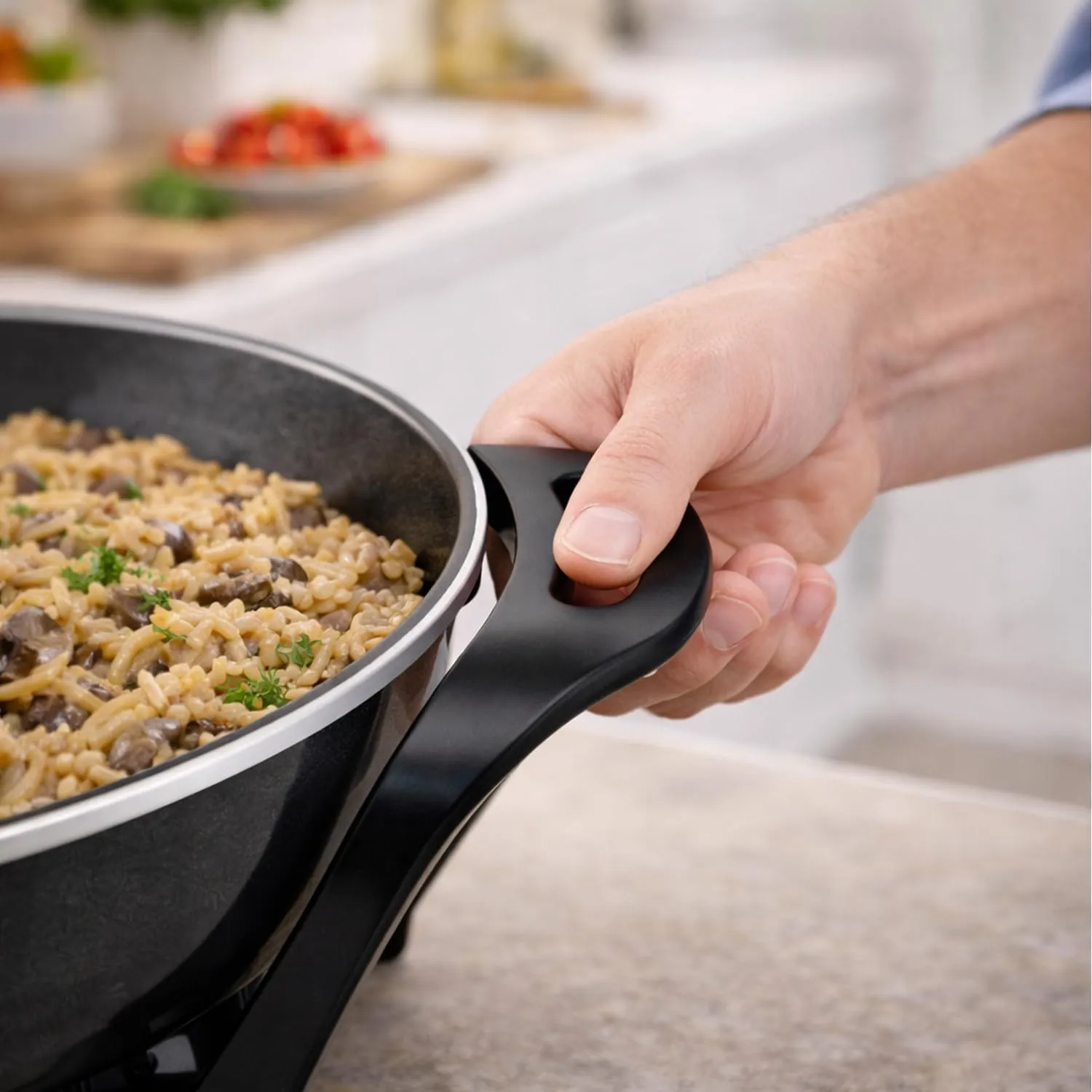 Beper P101COS100 wok elettrico 33 cm 5 litri ceramica