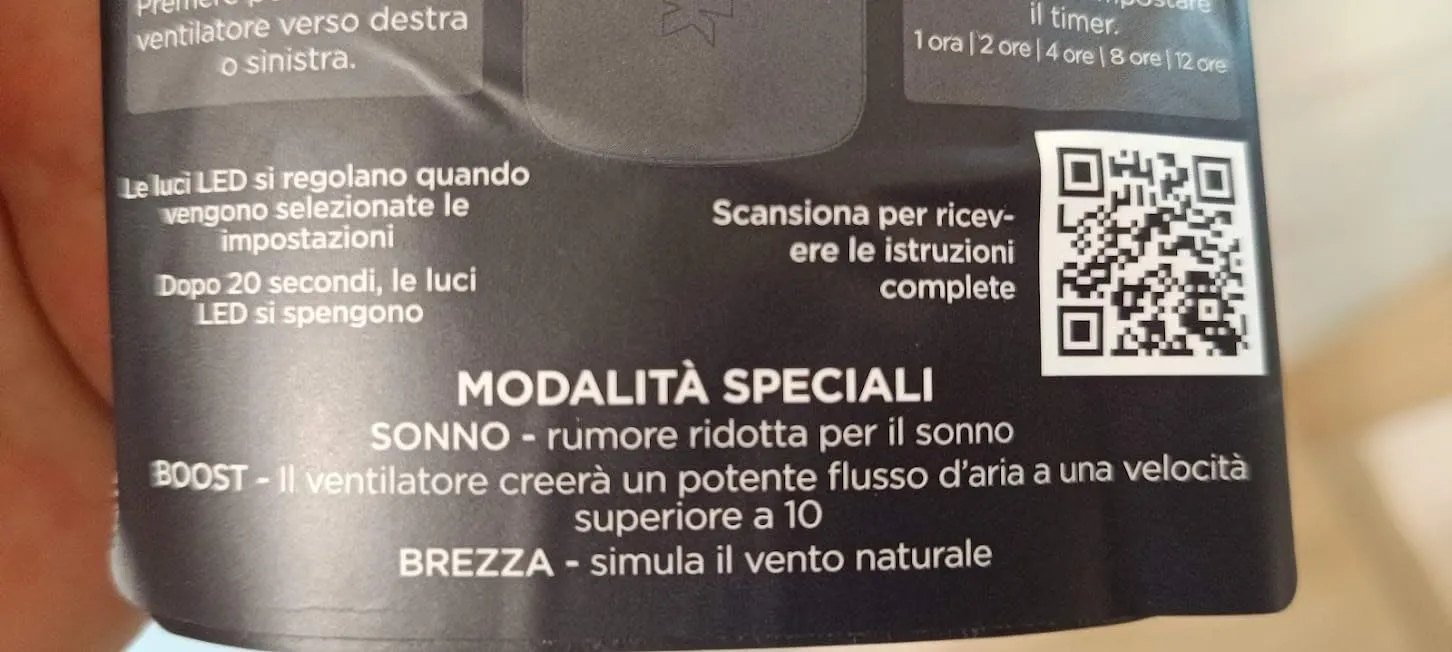 Shark TurboBlade TF200 Ventilatore senza Pale Nero silenzioso
