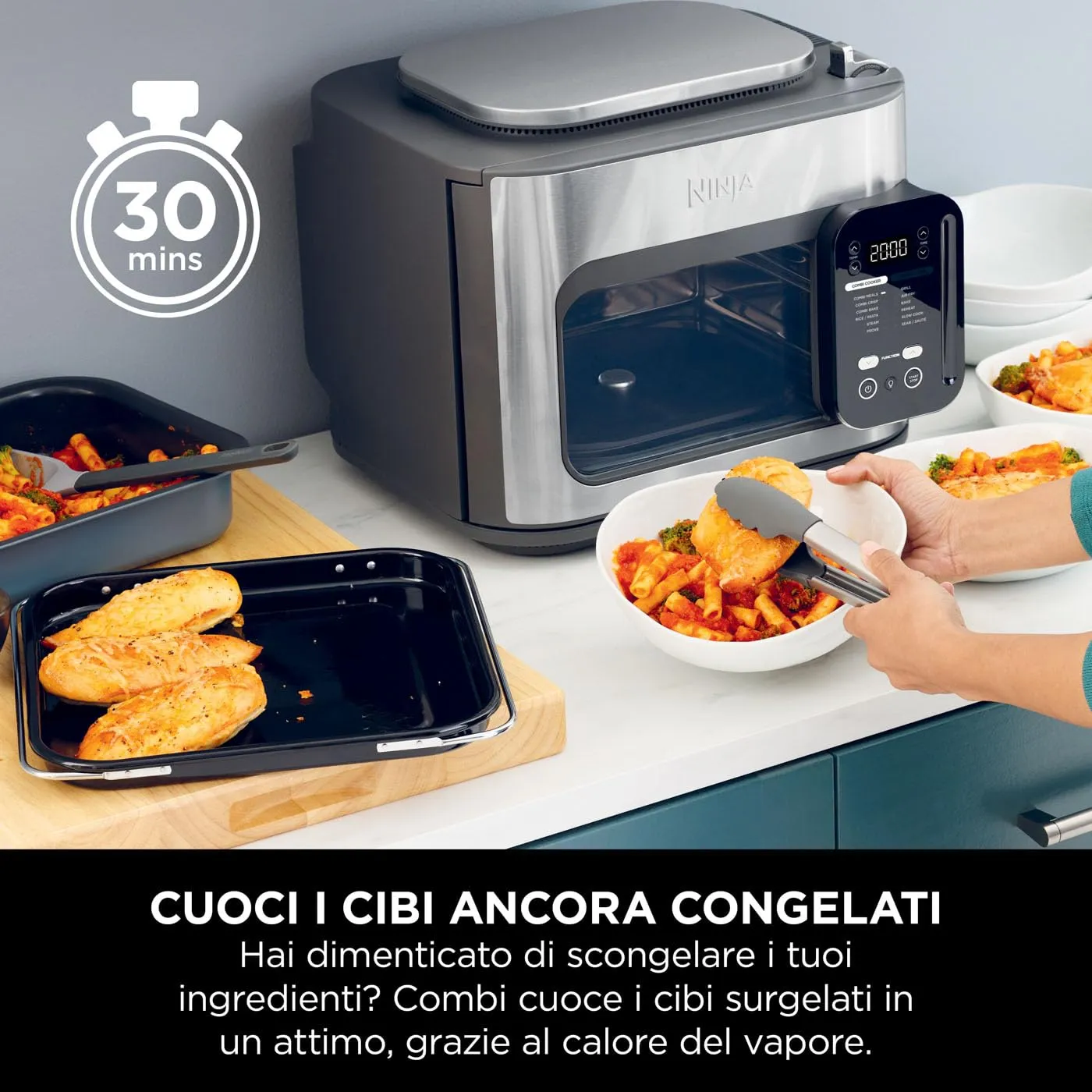 Ninja Combi multicooker 12in1 argento