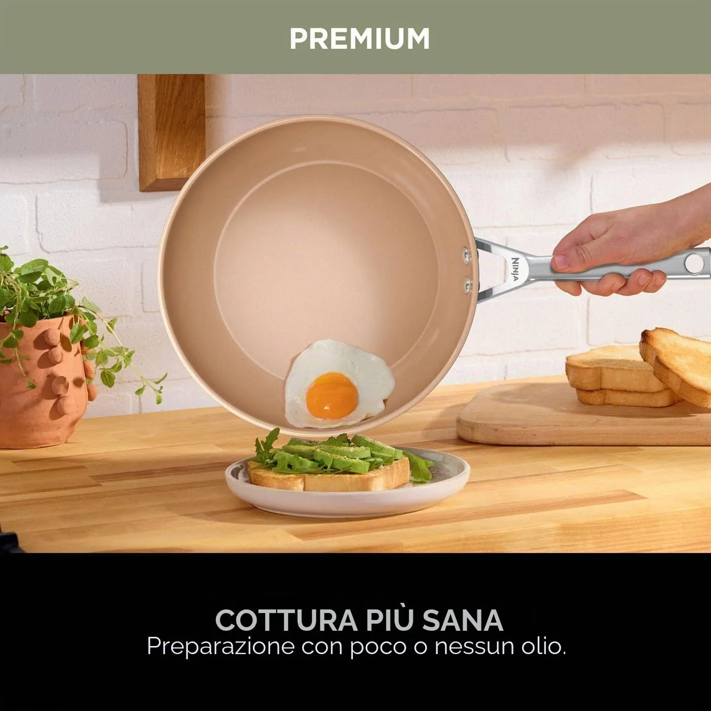 Ninja Extended Life CW93000 pentole ceramica 16-20 cm