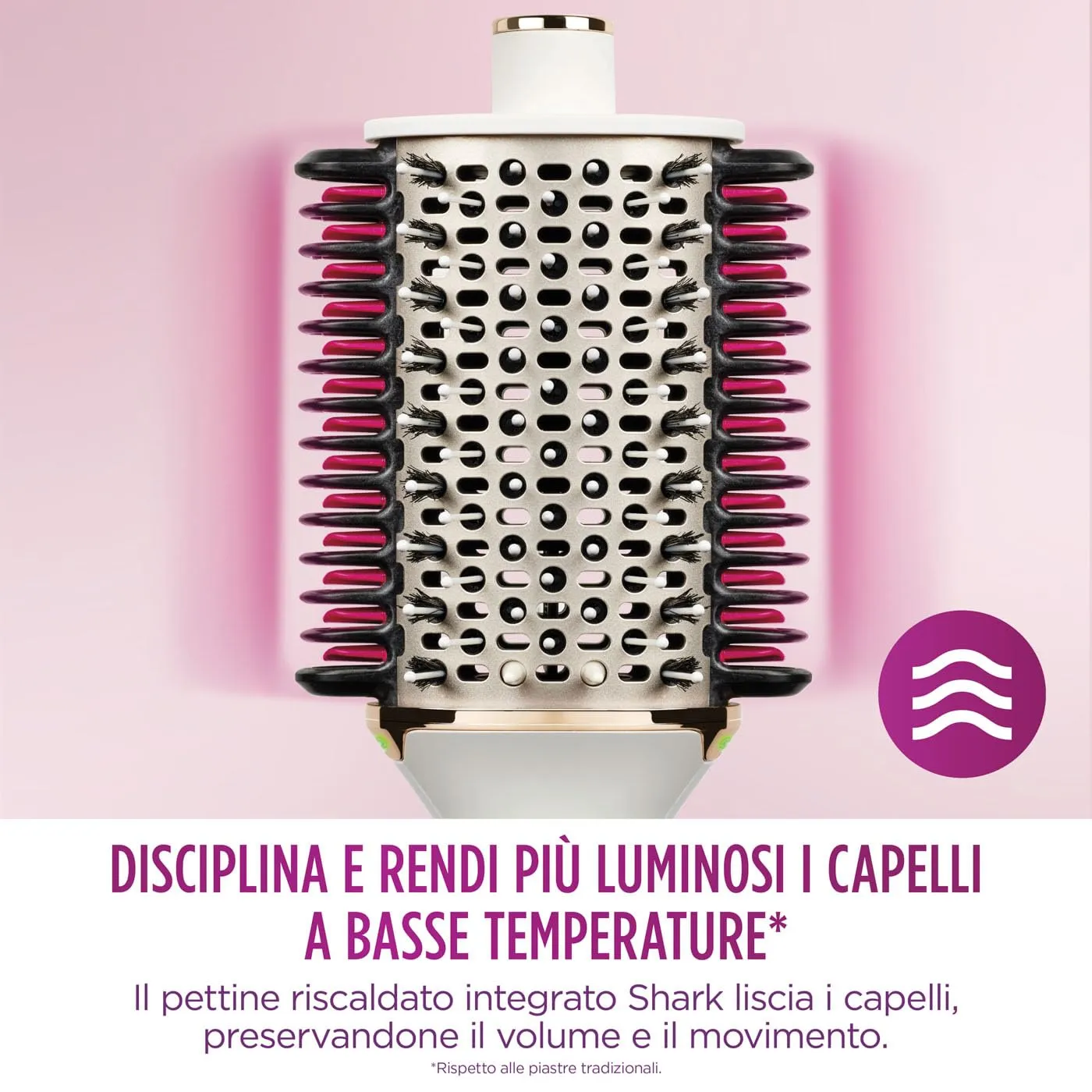 Shark SmoothStyle Spazzola Lisciante Seta Termica