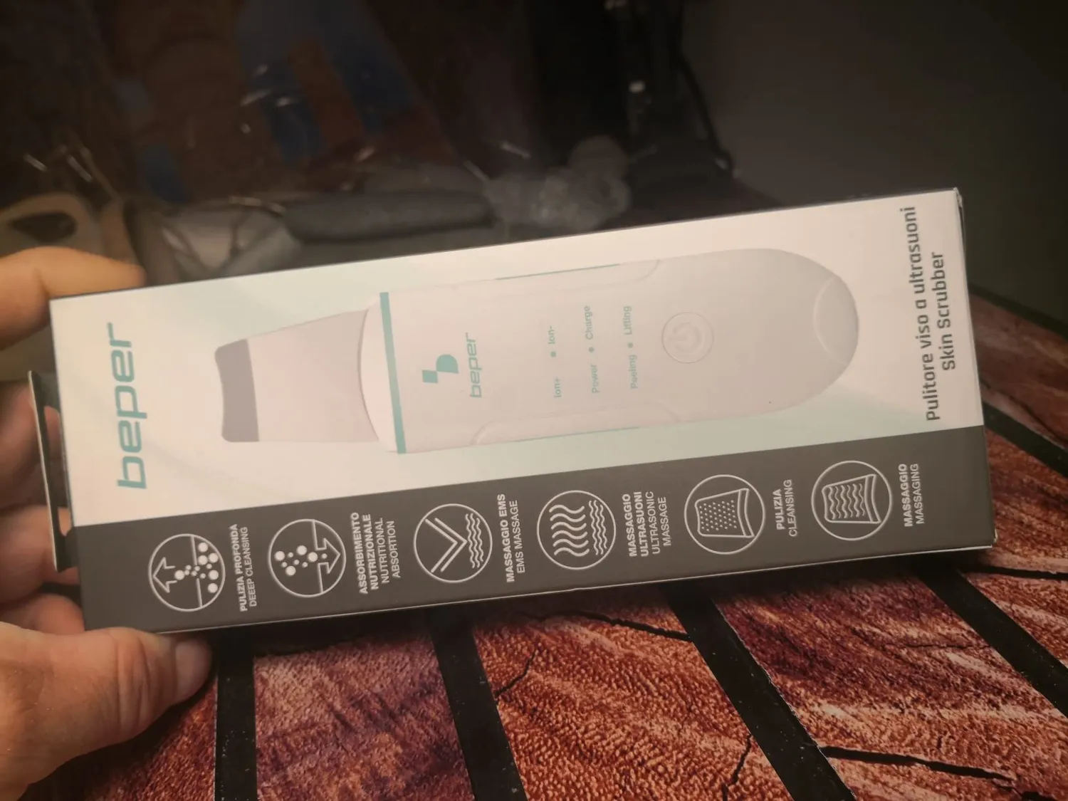 Beper P302VIS003 pulizia viso ultrasuoni 4 funzioni ionico