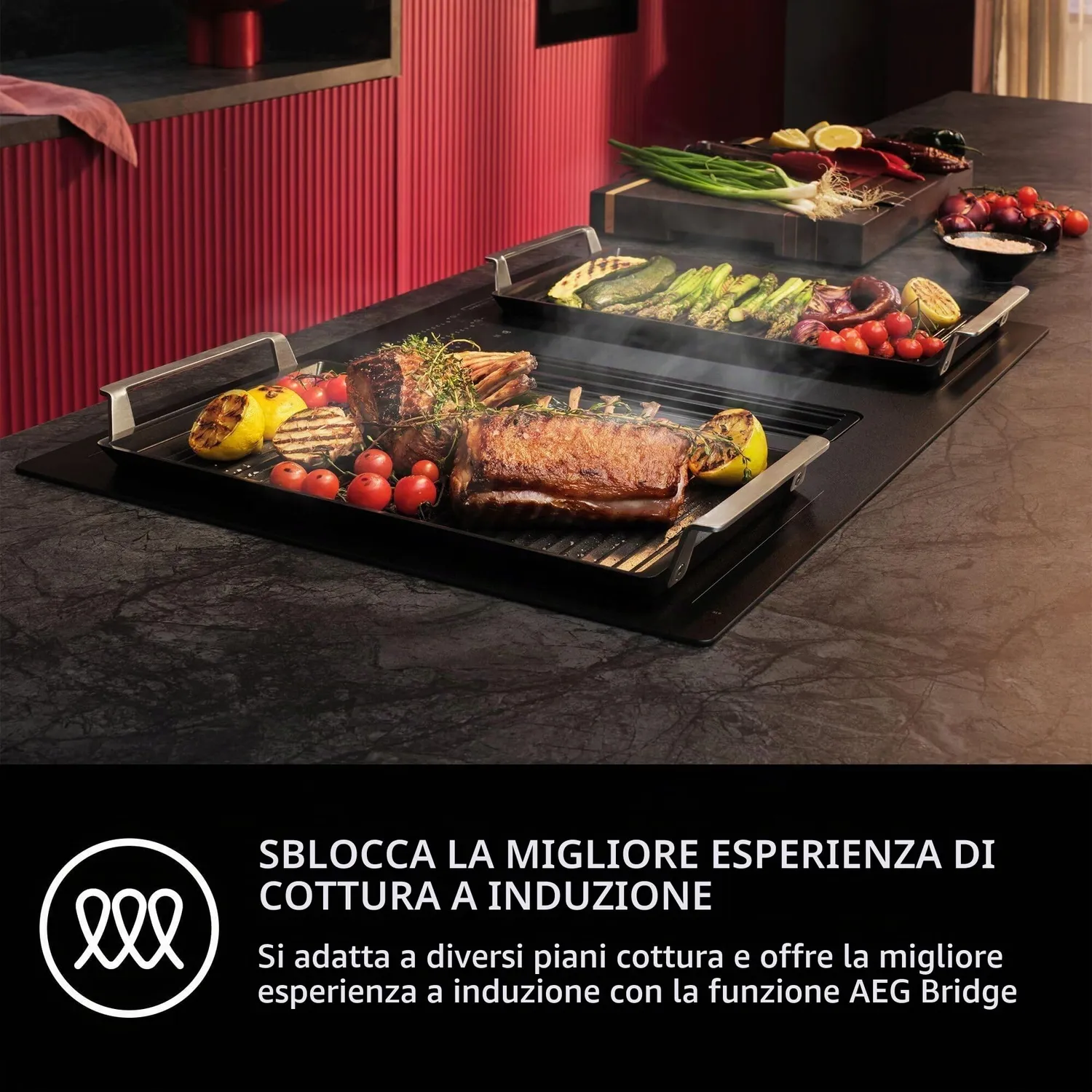AEG A9HHPG11 Plancha Grill 2.0 piastra ceramica
