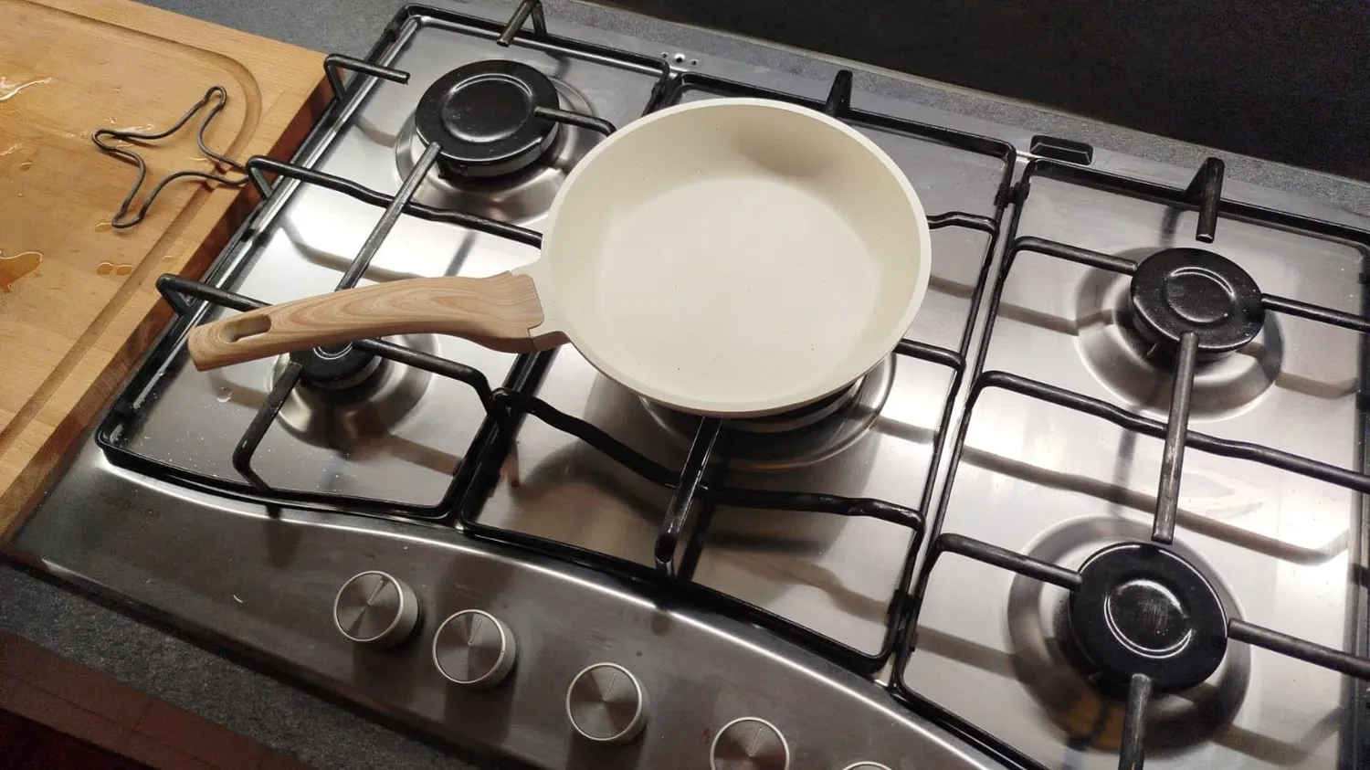 YASHE Padella Antiaderente 24 cm in Granito per Induzione