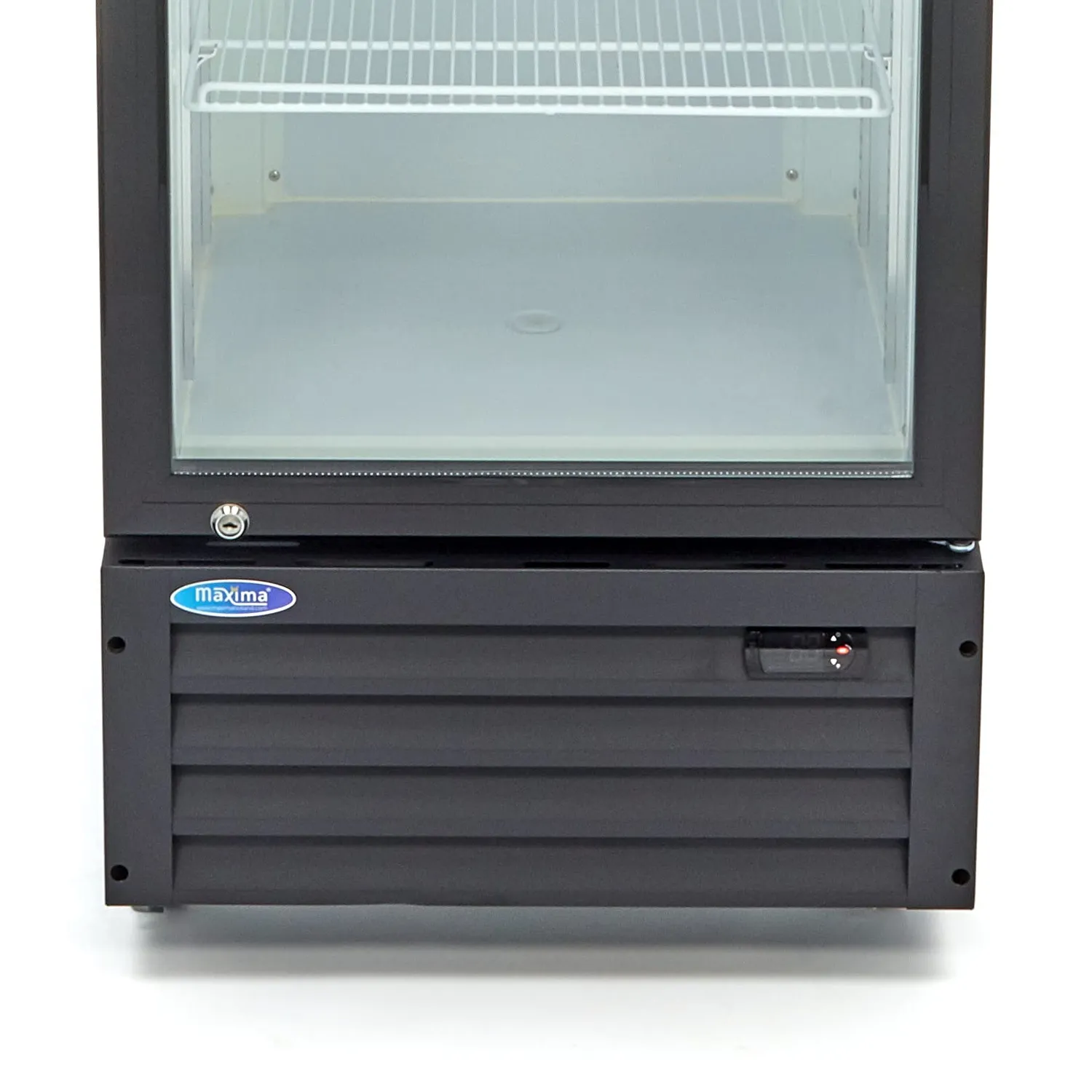 Maxima Frigorifero espositore 360 L porta vetro bianco