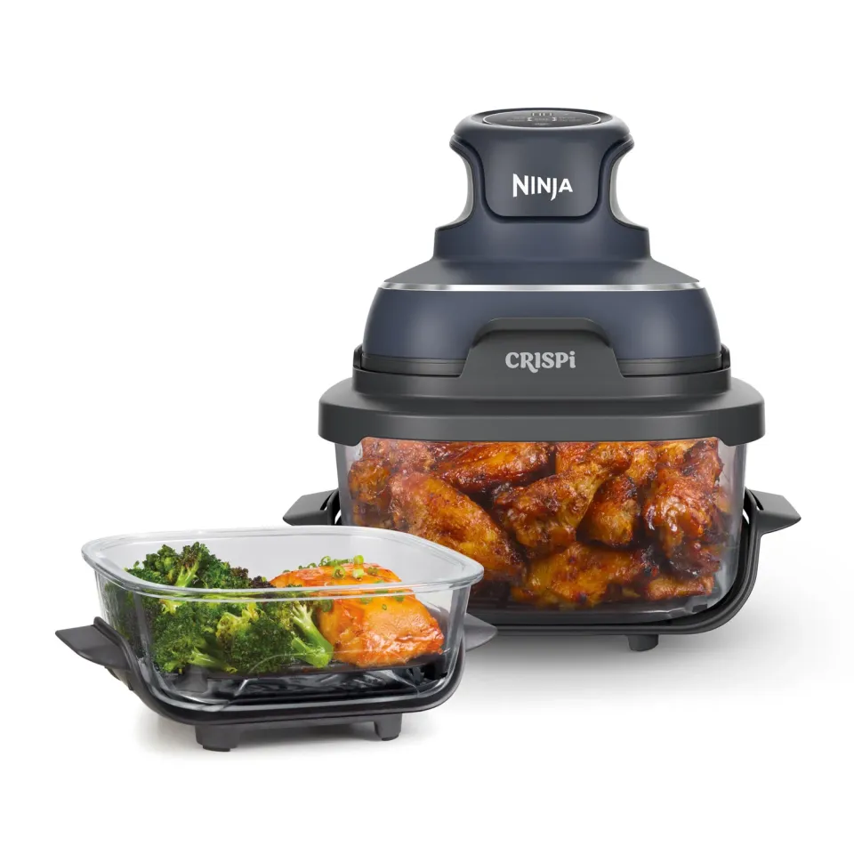 Ninja CRISPi friggitrice ad aria vetro 5,2L blu compatta