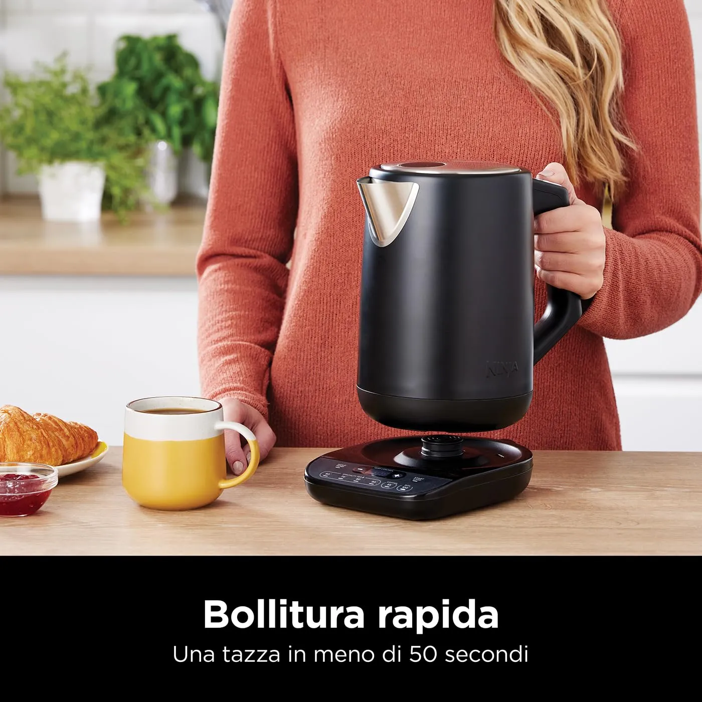 Ninja bollitore elettrico 1,7L temperatura regolabile nero