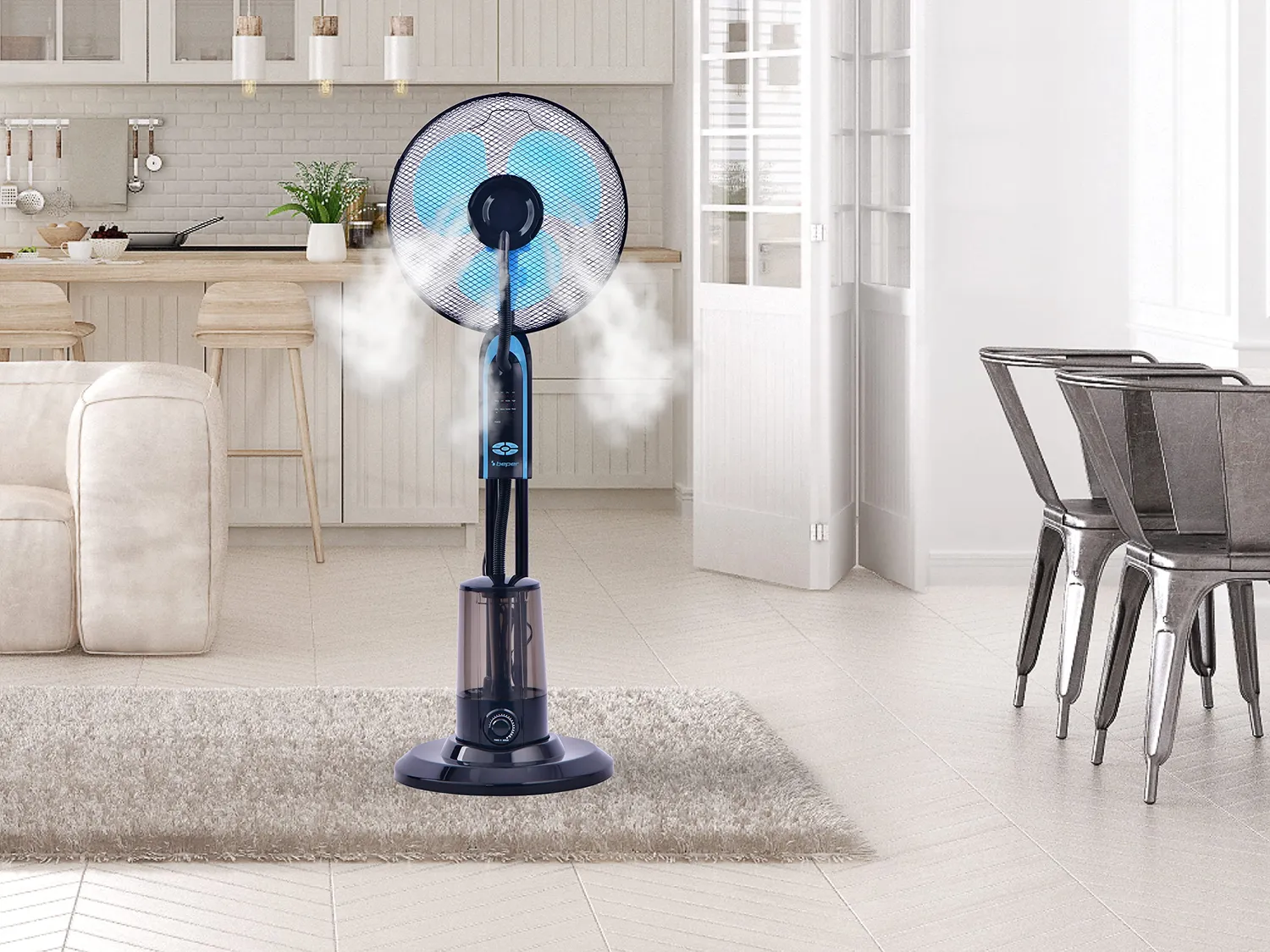 Beper VE.502 Ventilatore con Nebulizzatore 3L Telecomando