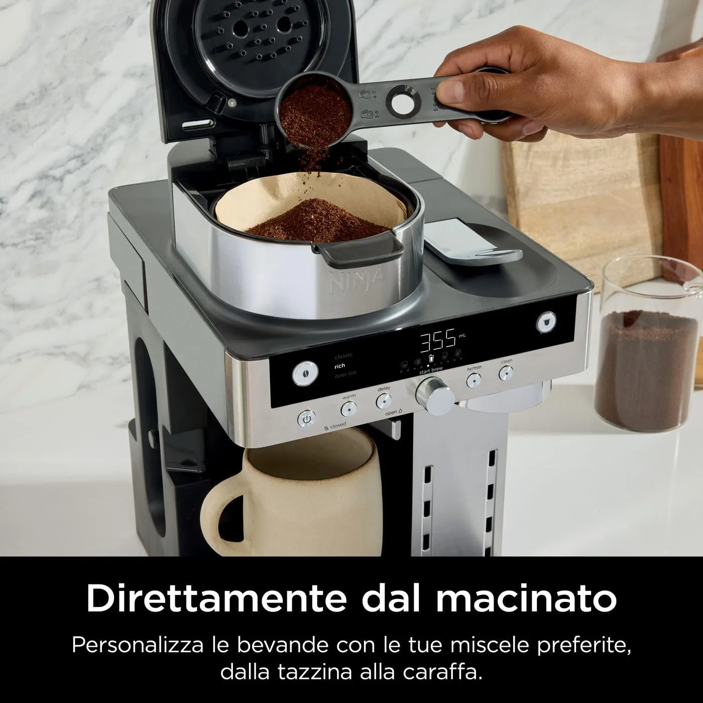 Ninja Prestige DualBrew macchina caffè capsule nero