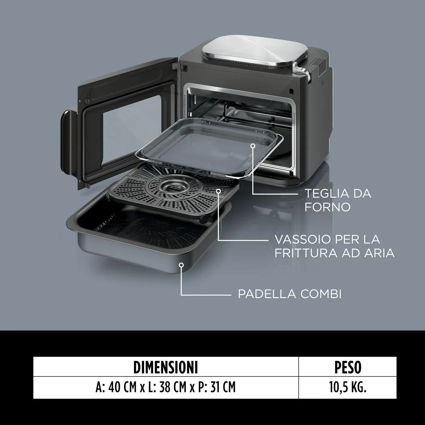 Ninja Combi multicooker 12in1 argento