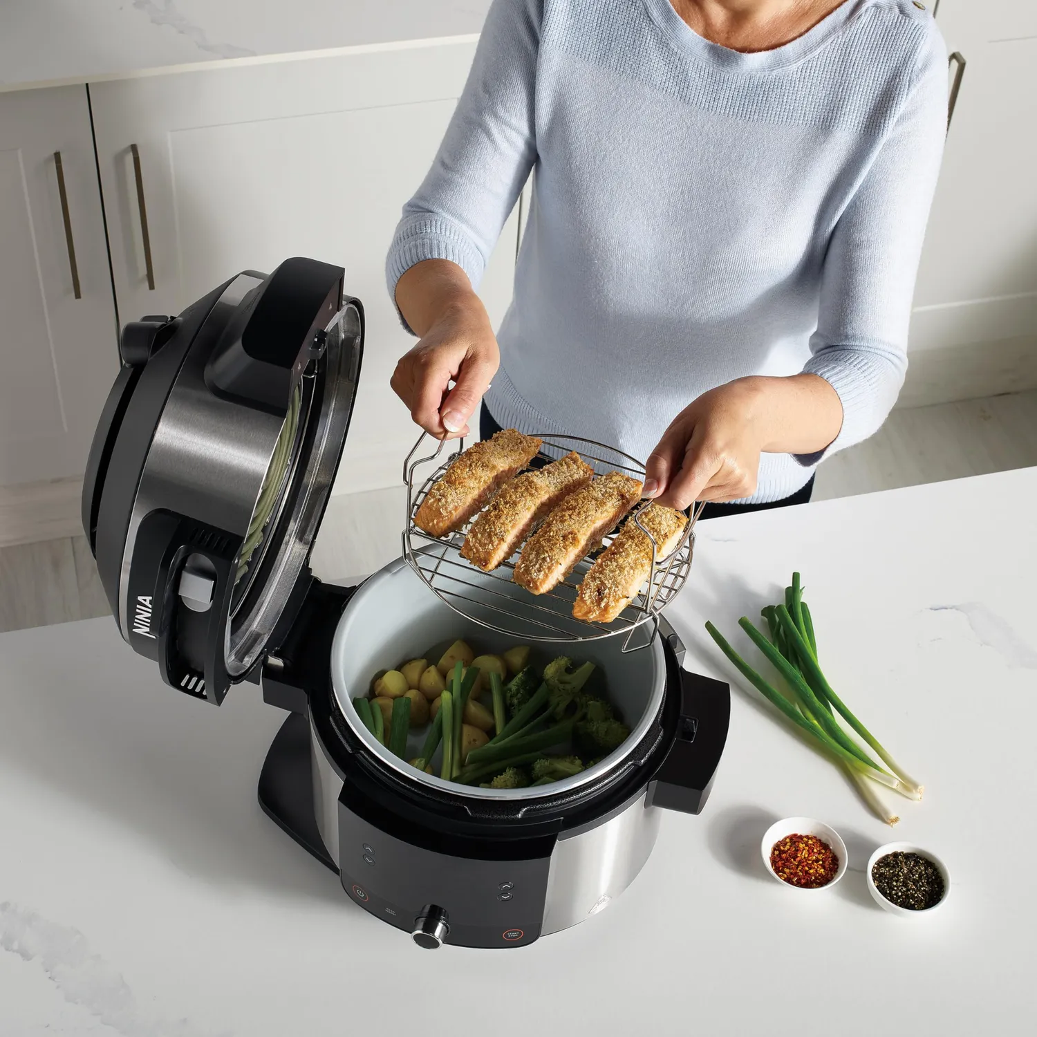Ninja Foodi MAX Multicooker 11 in 1 6 L Acciaio