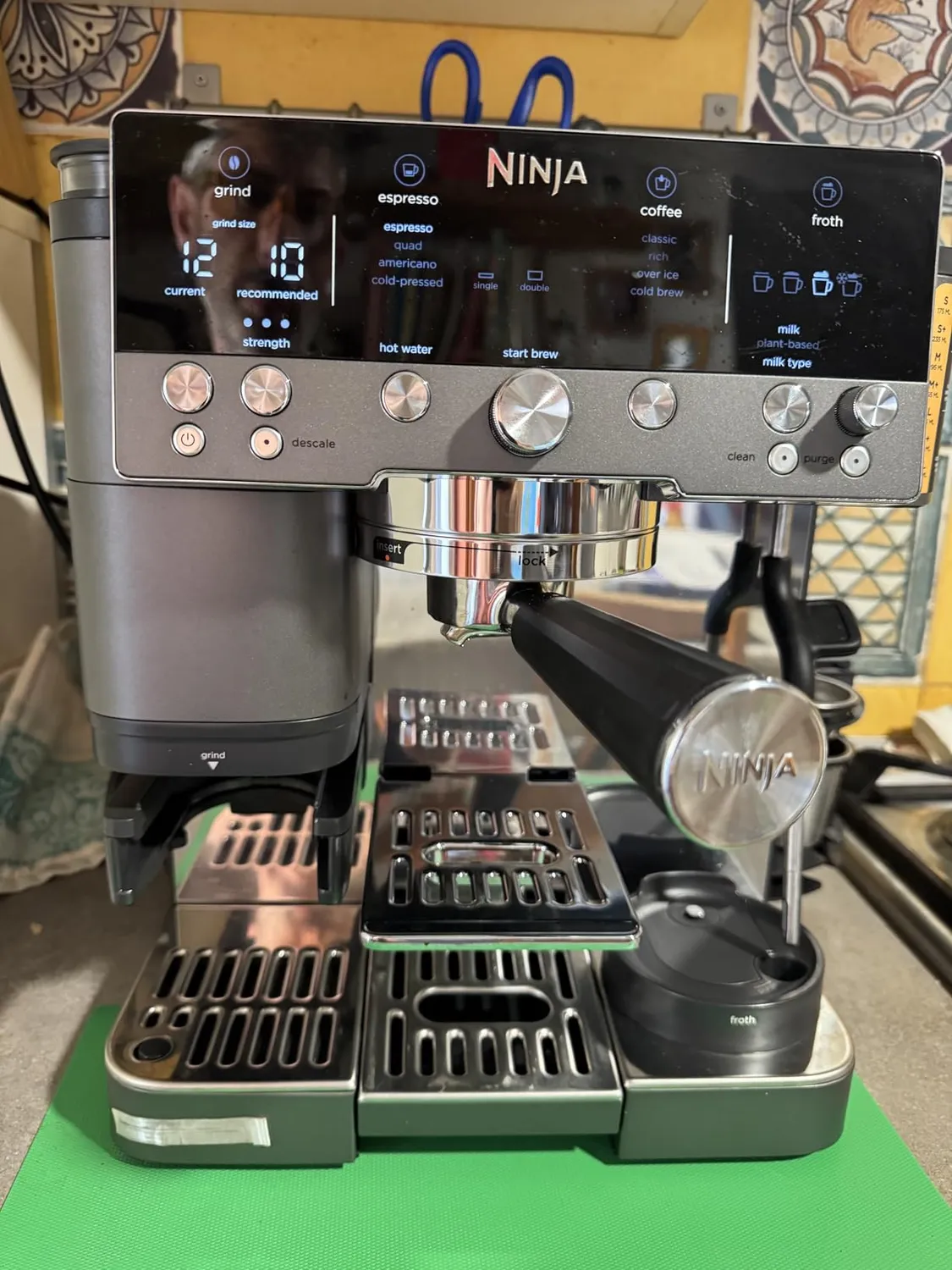 Ninja Luxe Premiere Macchina Caffè Espresso Grigio Metallizzato