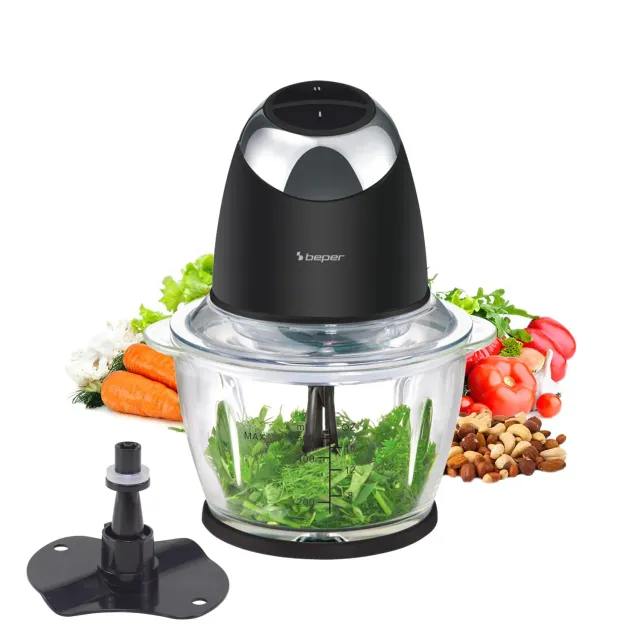 Beper Chop&Whip P102ROB003 Tritatutto Vetro 500 ml 2 Velocità