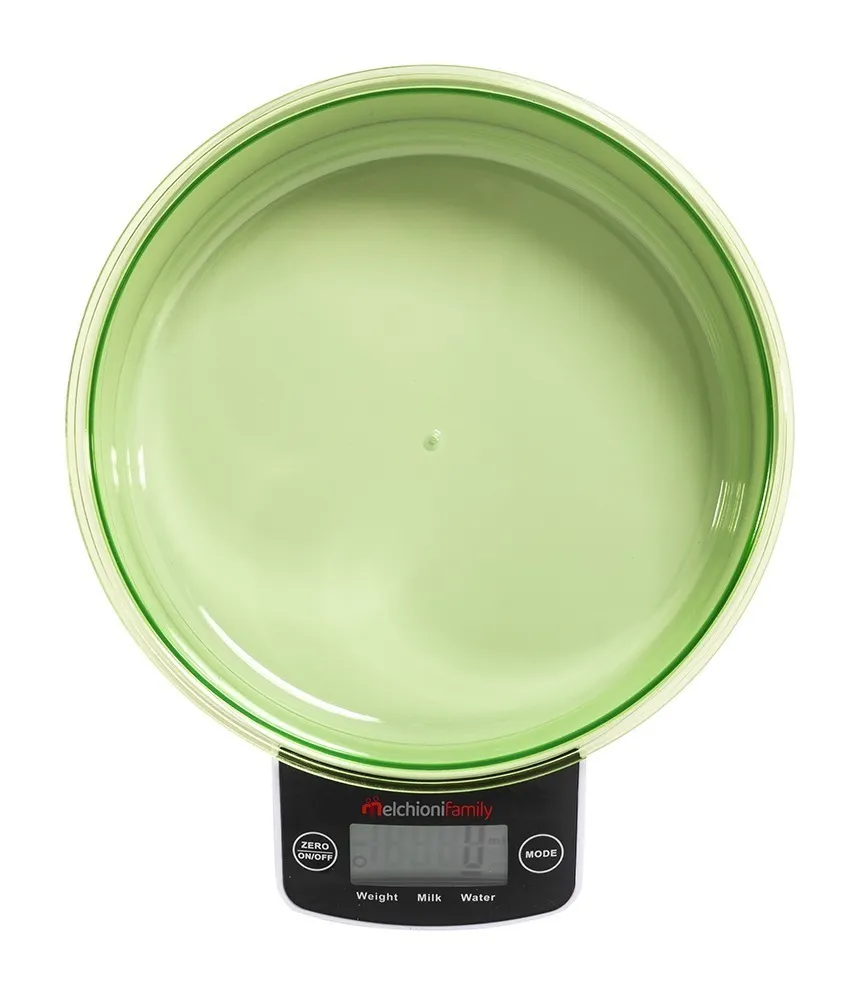 Melchioni Family Allegra WV bilancia cucina 5 kg bianco verde