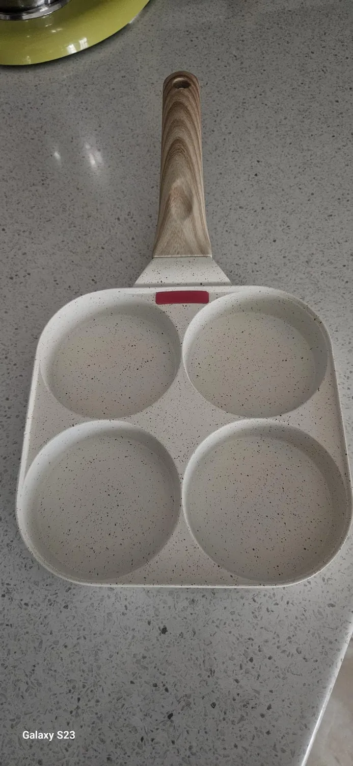 Yashe padella pancake 4 fori senza PTFE per induzione