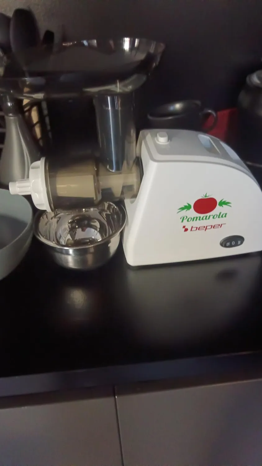 Beper BP.720 Passapomodoro Elettrico 300 W Filtro Inox