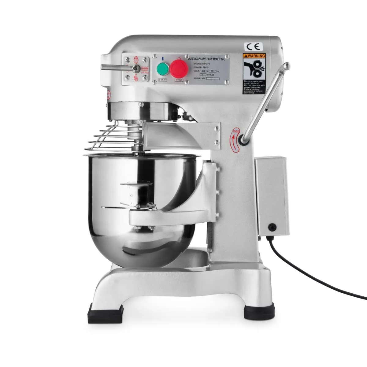Pizza Maxima MPM 10L Impastatrice Planetaria 5 Kg Inox